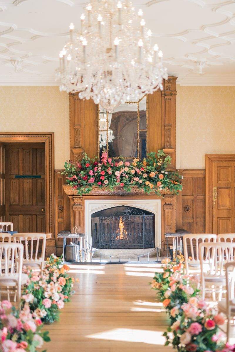 The Great Hall at Froyle Park is a grand setting for your civil ceremony