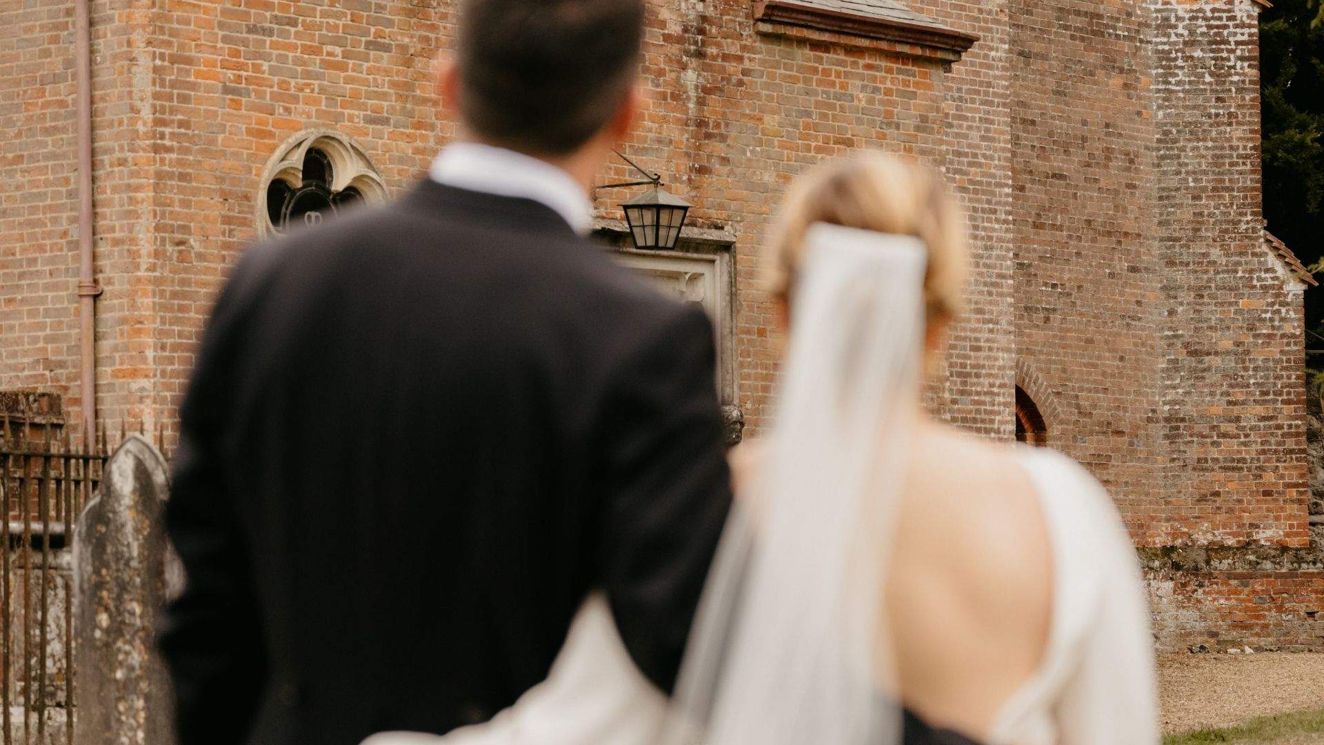 A Froyle Park Bride & Groom at their nearby Church ceremony